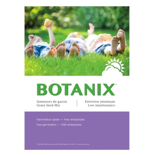Semence de Gazon Botanix - Entretien minimum - Grass Seed Mix
