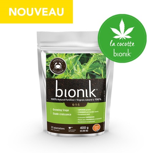 Engrais naturel stade croissance 6-1-5 cannabis - Bionik - 1kg