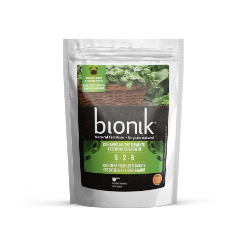 Engrais naturel Semis, Fines herbes & Plantes d'intérieur 5-2-6 - Bionik