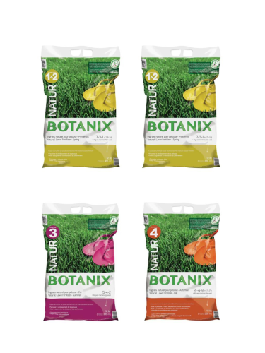 Kit engrais naturel en 4 Étapes Botanix NATUR - Kit de 4 sacs