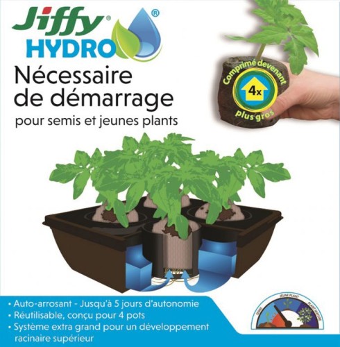 Nécessaire de démarage pour semis - Jiffy hydro